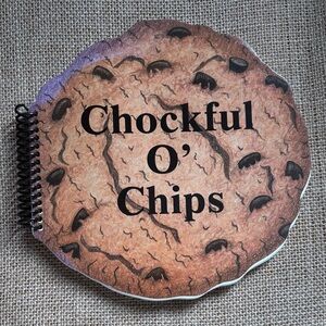 Vintage Spiral Bound Chockful O Chips Cookie Cookbook Baking Sweets Desserts